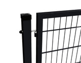 Tor 1flgl. 2D BOX ZnPVC 1000x1500mm RAL 9005 schwarz matt