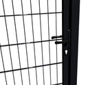 Tor 1flgl. 2D BOX ZnPVC 1000x1500mm RAL 9005 schwarz matt