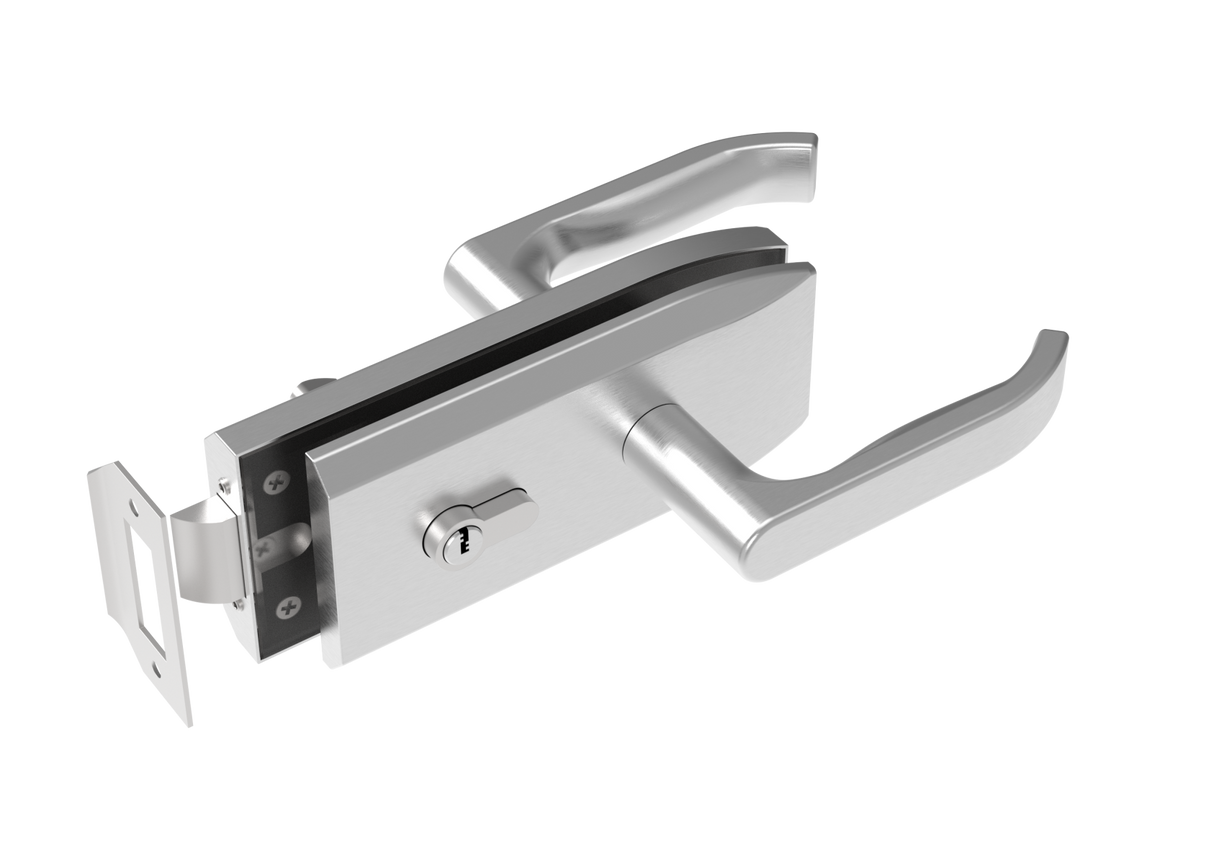 Schlösser für Glastüren inox, glass t 8,10,12mm