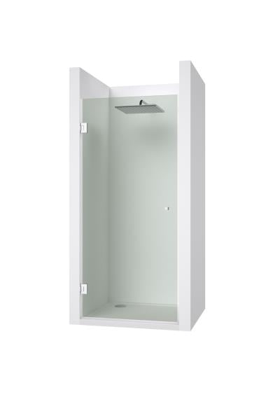 Glastürscharnier  +/- 90° - Montage Glas/Wand flex