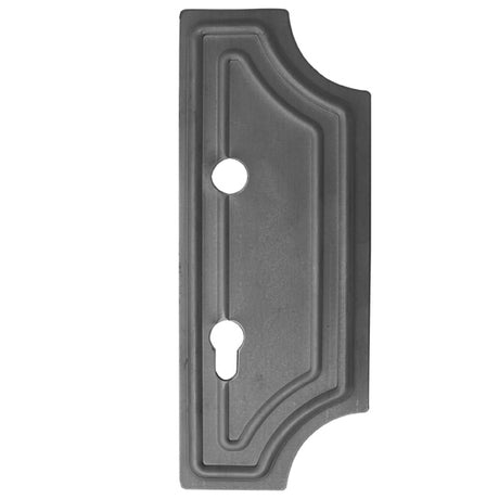 Schlossplatte – rechts 285x112, t2,5 d20mm, 90mm