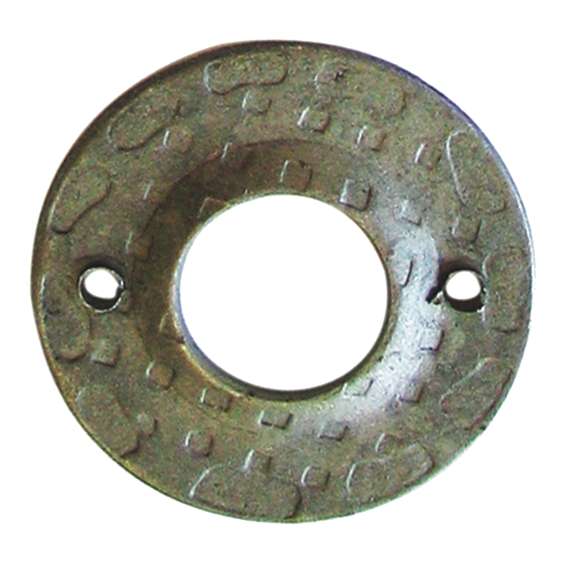 Drückerrosette D50, t2, d20mm