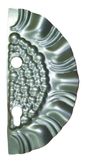 Schlossplatte – rechts 265x125, t1,2, d19, 90mm