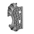 Decorative left gate label 290x160, t2, d20, 90mm