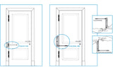Spring door closer, Aluminium