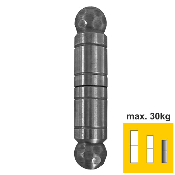 Halseisenband verziert D 20mm L=100mm