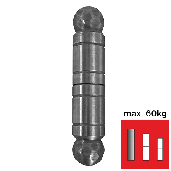 Halseisenband verziert D30, L=146mm
