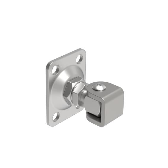 EdelstahlTorband regulierbar mit platte M12, 55x75