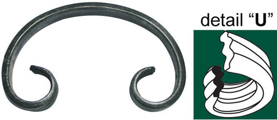Element shape-C 140x80, 12x6mm