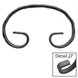 Zierelement 120x75, P/030-10x4mm