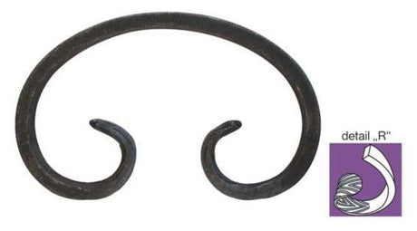 Zierelement 120x75, 12x6mm