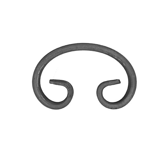 Zierelement h100, b65, 12x6mm