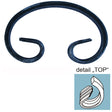 Zierelement h150, b80, 12x6mm