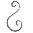 Zierelement h200, b85/50, 12x6mm