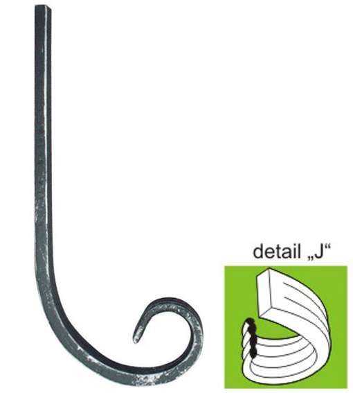 Zierelement 70x130, 12x12mm