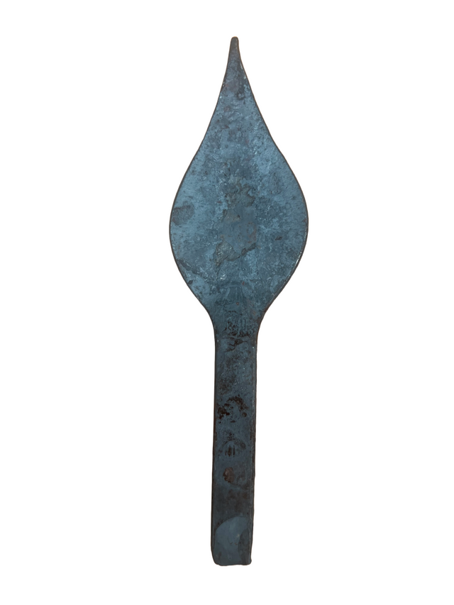 Geschmiedete Zierspitze h150, b40, 12x12mm