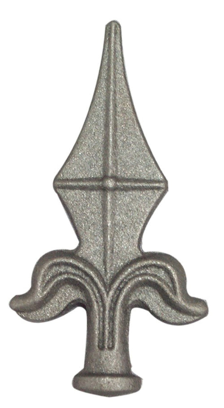 Geschmiedete Zierspitze h140, b70, n26mm