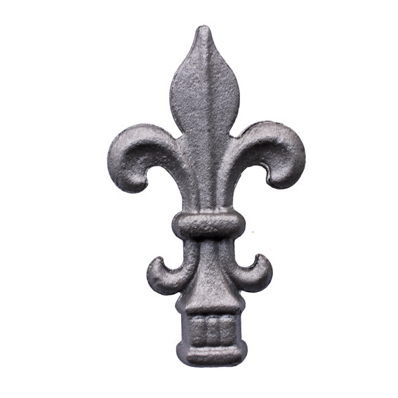 Geschmiedete Zierspitze h120, b68, n24x24mm