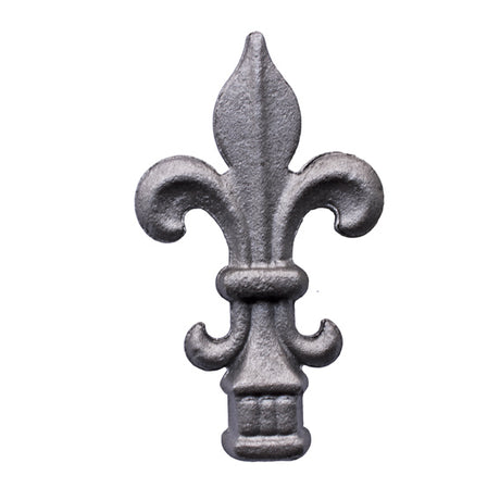 Geschmiedete Zierspitze h120, b68, n24x24mm