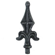 Geschmiedete Zierspitze h130, b59, n11,5mm