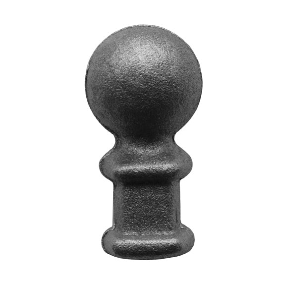 Geschmiedete Zierspitze h60, b30, n24x24mm