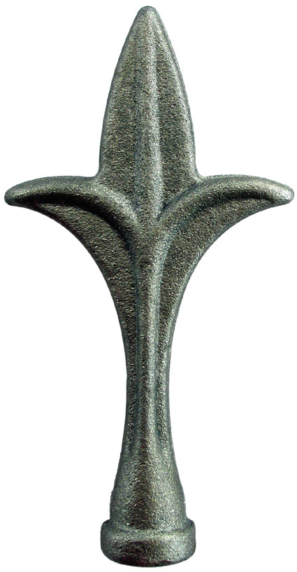 Geschmiedete Zierspitze h110, b56, n19,5mm
