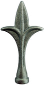Geschmiedete Zierspitze h110, b56, n19,5mm