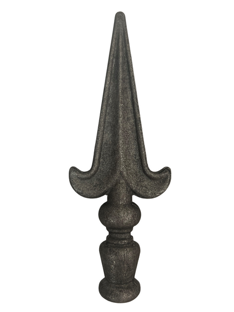 Geschmiedete Zierspitze h160, b58,5, n24mm