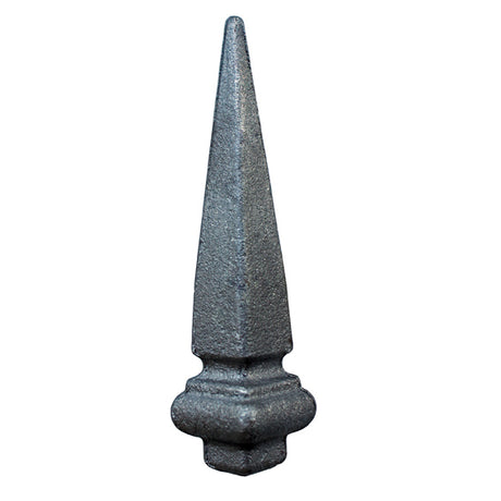Geschmiedete Zierspitze h107, b25, n15x15mm