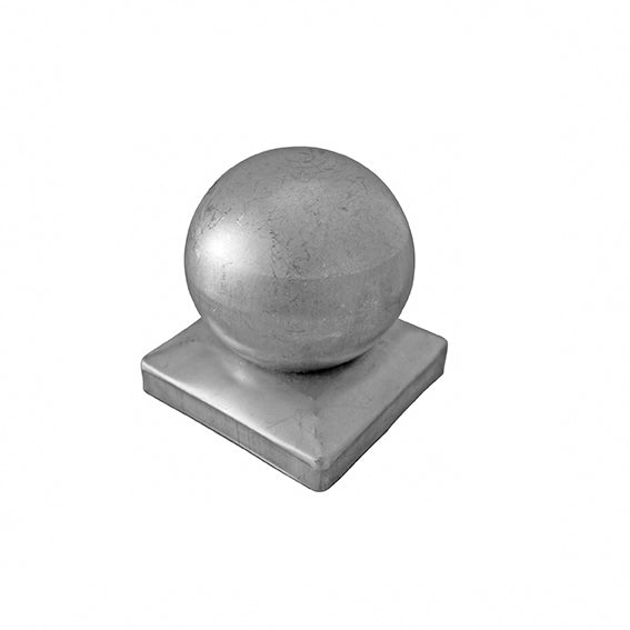 Pfostendeckel mit Kugel 50x50, D50, t1,1mm