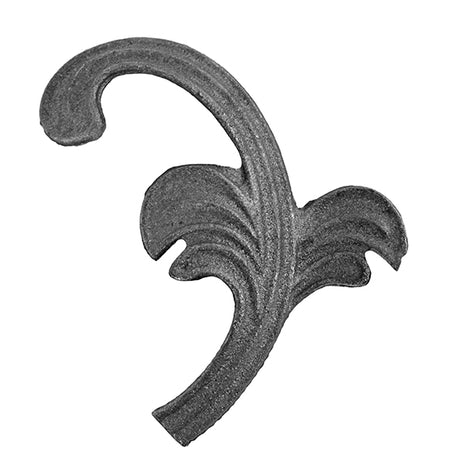 Zierblatt - links h120, b88, t5mm