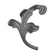 Zierblatt - links h165, b125, t4mm