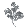 Zierblatt - links 164x130, t2mm