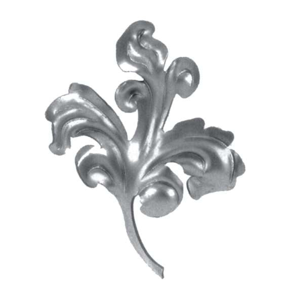 Zierblatt - links 164x130, t2mm