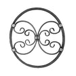 Zierornament h370, b300, 12x12/12x6mm