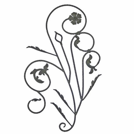 Zierornament - links h1120, b680, P/111-D12mm