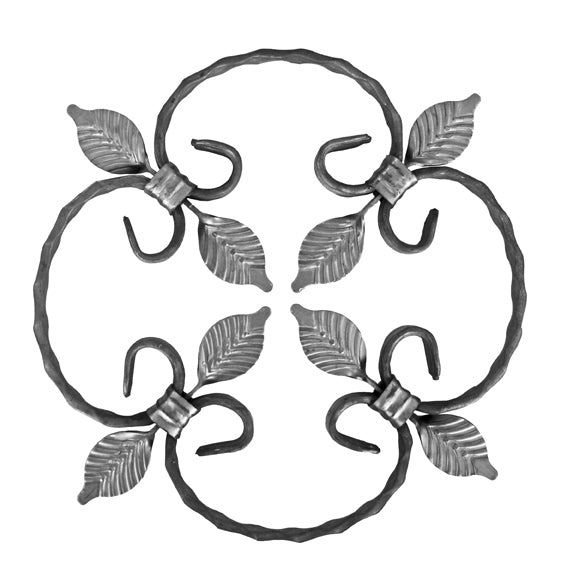 Zierornament h240, b240, 12x6mm
