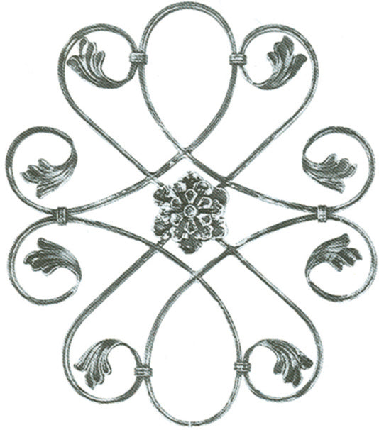 Zierornament 510x590, 16x8mm