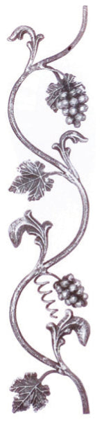 Zierornament - Geländerfüllung 800x170, D14mm