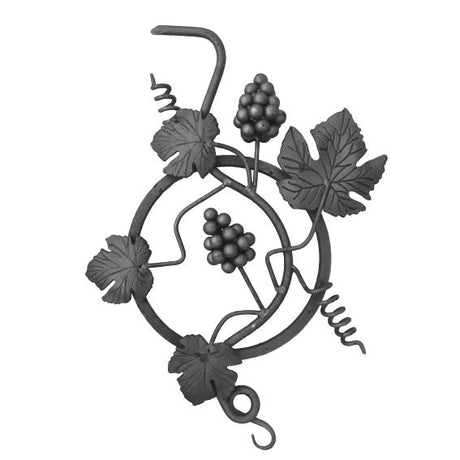 Zierelement - Weintraube h480, b350, 12x12mm
