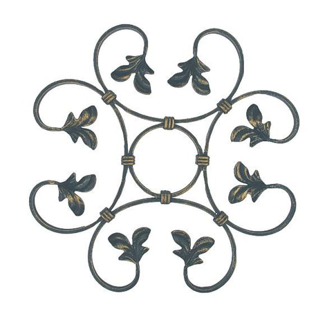 Zierornament 400x400, 12x6mm