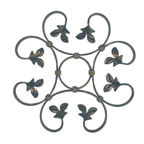 Zierornament 400x400, 12x6mm
