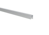Click-lock-Abschlussleiste oben für volle Zaunfüllung FG/F20 – 6,0 m -  Natur