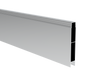 Aluminium-Vollzaunfüllung, 20 x 120 – 6,0 m – Natural