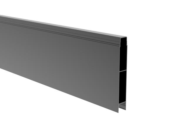 Aluminium Vollzaunfüllung, 20 × 120 – 2,0 m – Anthrazit RAL 7016