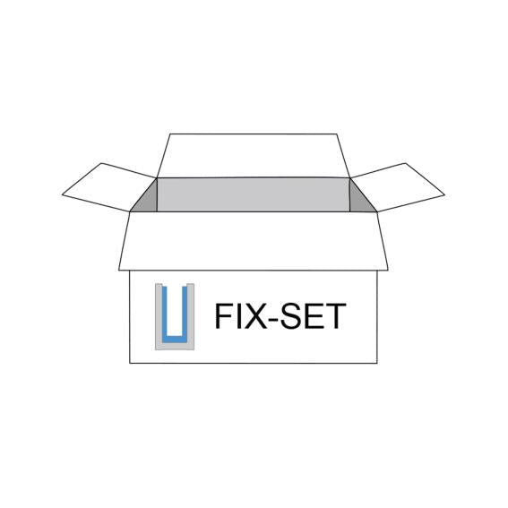 Dichtung für Aluprofil für Ganzglasgeländer