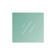 Clear, laminated glass