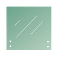Tempered laminated glass, clear