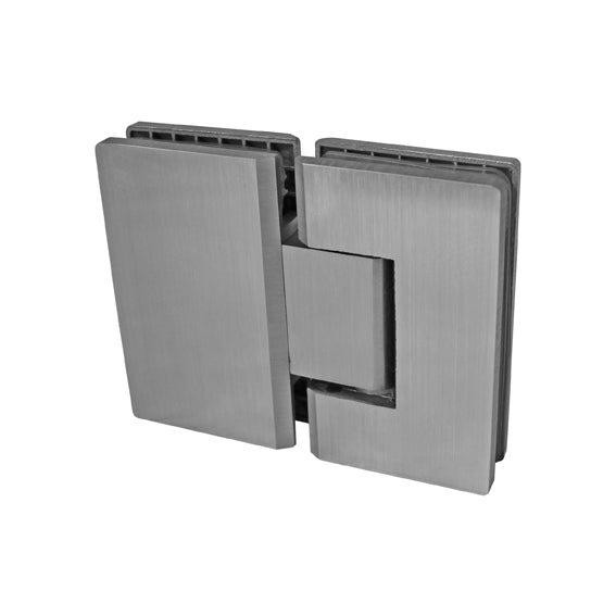 Glastürscharnier +/- 90° - Montage Glas/Glas AISI3