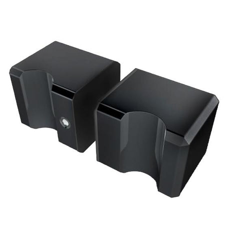 Griff an der Glastür 30x30mm BLACK